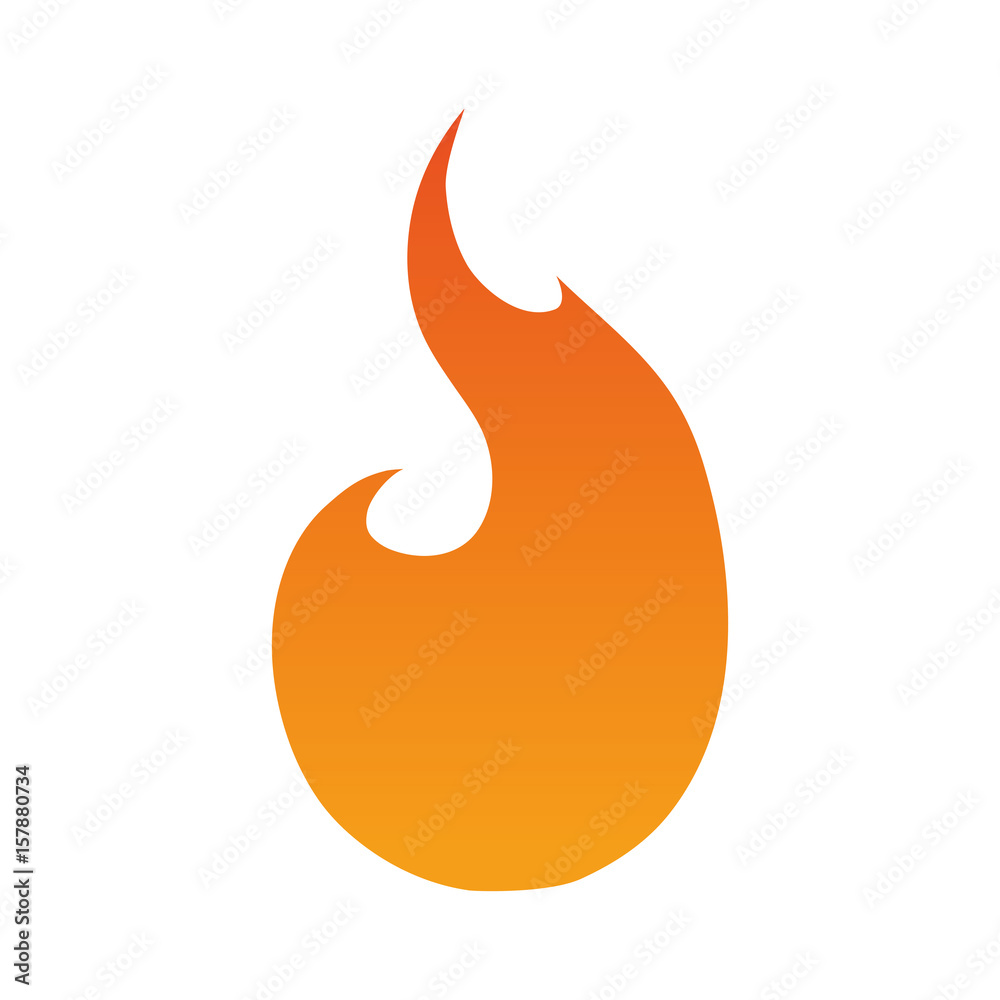 Fire burn flamme icon vector illustration graphic design Fire burn flamme icon vector illustration graphic design
