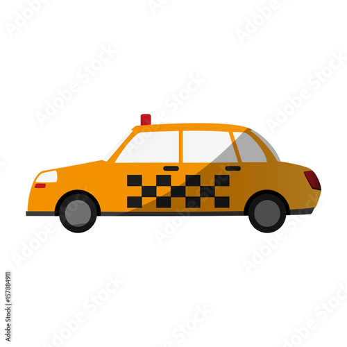 Fototapeta Naklejka Na Ścianę i Meble -  classic taxi icon image vector illustration design 