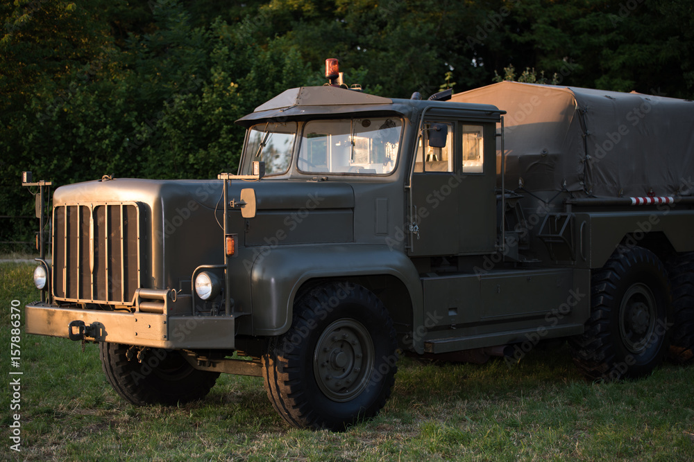 US troops transportation vehicle 