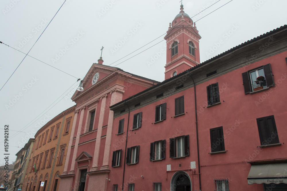 Church of Saint Joseph and Saint Ignatius. Bologna. Italy.