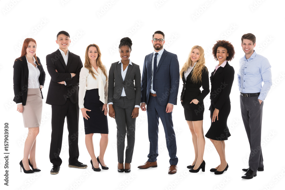 Businesspeople Isolated On White Background Businesspeople Isolated On White Background