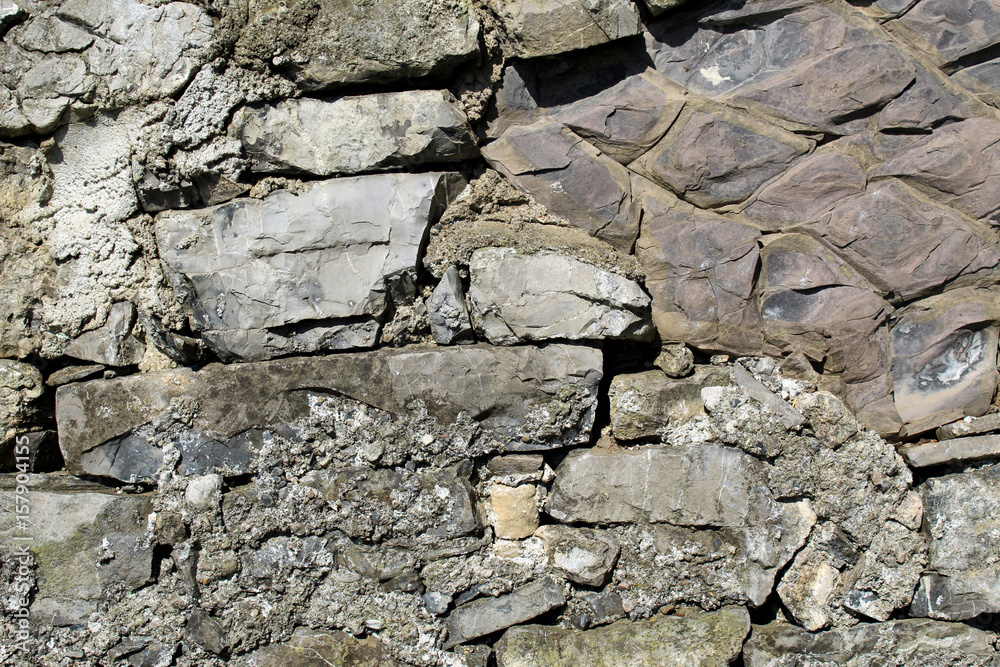 Fototapeta premium Bricks of limestone