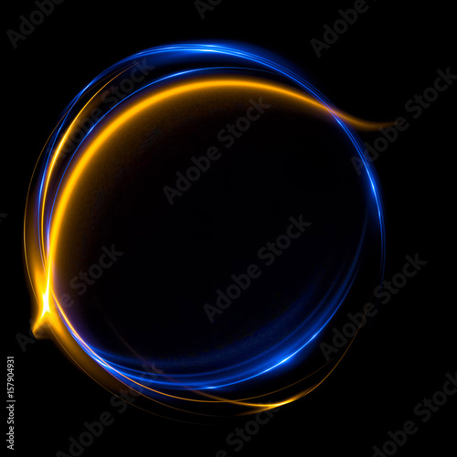 Abstract background. luminous swirling. Elegant glowing circle. .Sparking particle. Space tunnel. Glossy jellyfish. Colorful ellipse. Glint sphere