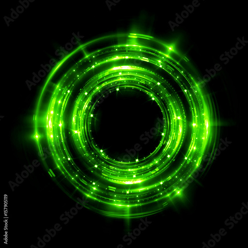 Abstract background. luminous swirling. Elegant glowing circle. .Sparking particle. Space tunnel. Glossy jellyfish. Colorful ellipse. Glint sphere