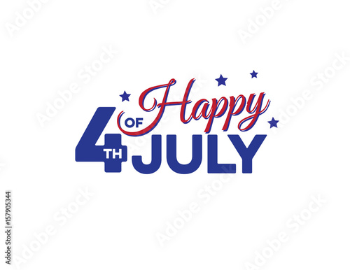 Happy 4th of July graphic