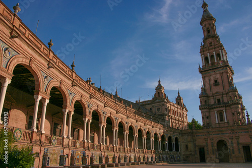 Spanish Square in Seville Spain