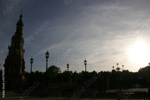 Spanish Square in Seville Spain