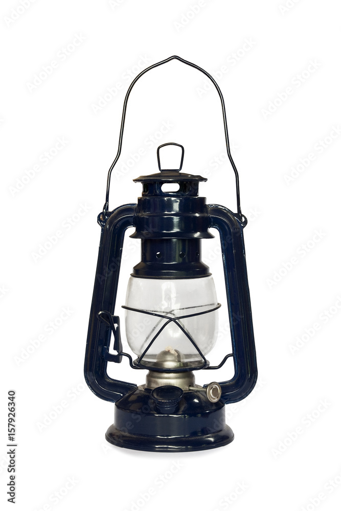 gas lamp isolated on a white background