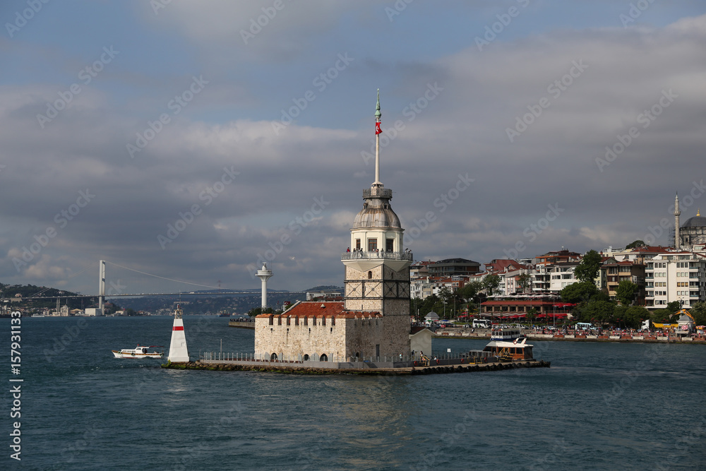 Maidens Tower in Bosphorus Strait, Istanbul Maidens Tower in Bosphorus Strait, Istanbul