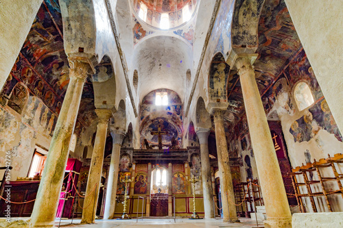 Fresco in Agia Sofia in Mystras
