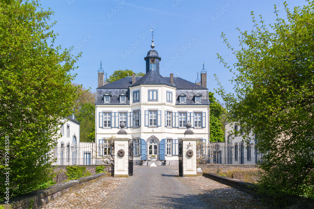 Obbicht Castle in Sittard-Geleen, Limburg, Netherlands