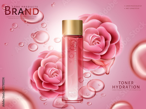 pink camellia hydrating toner