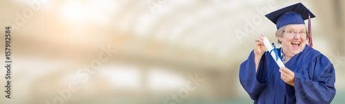 Banner of Happy Senior Adul...
