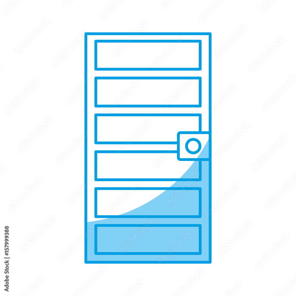 door frame icon over white background. vector illustration door frame icon over white background. vector illustration