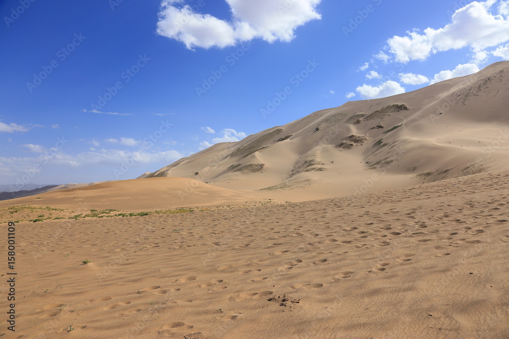 sand dune desert at Mongolia sand dune desert at Mongolia