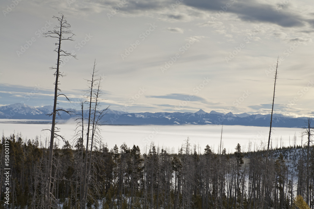 Winter, Yellowstone Lake