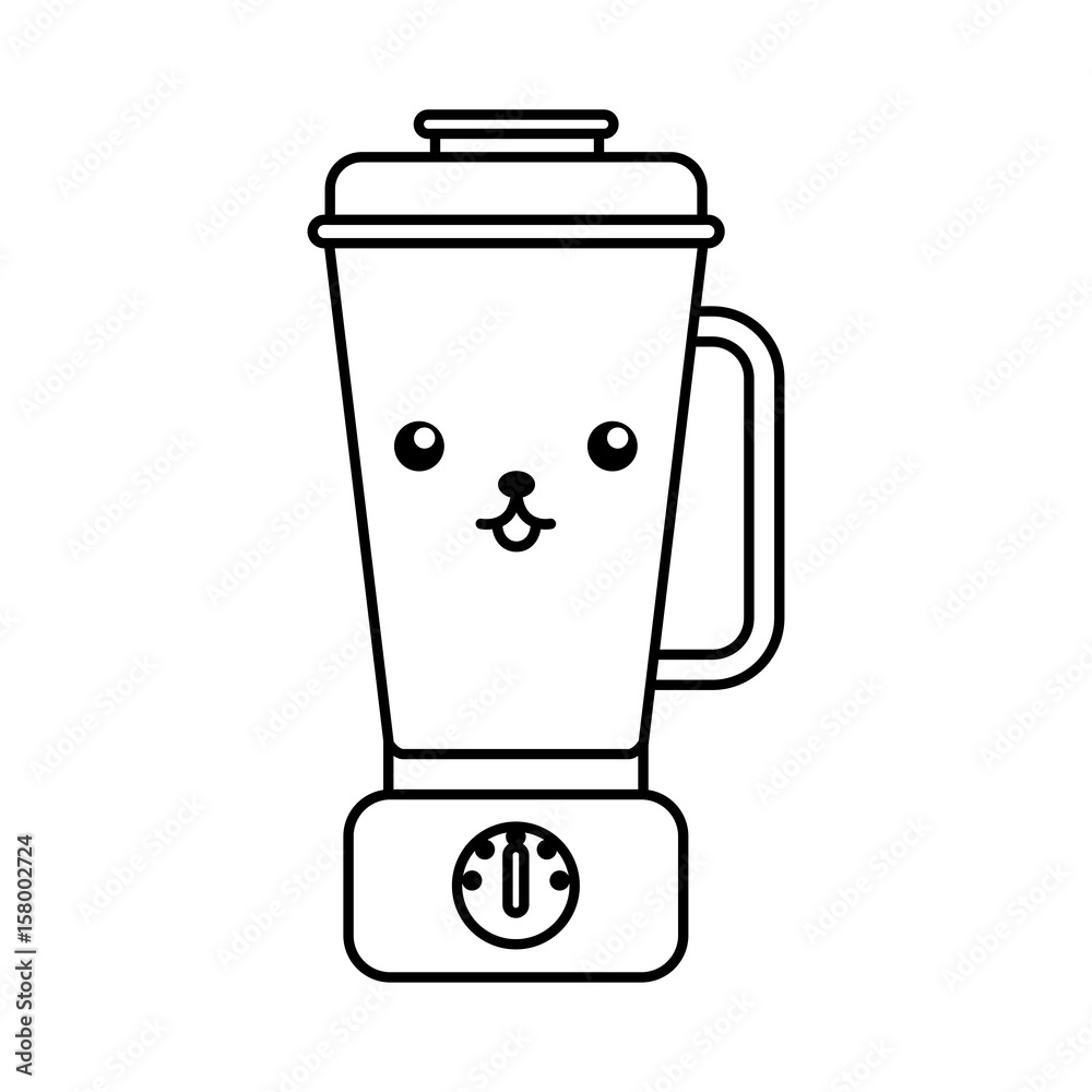 cute kawaii line icon blender cartoon vector gtaphic design cute kawaii line icon blender cartoon vector gtaphic design