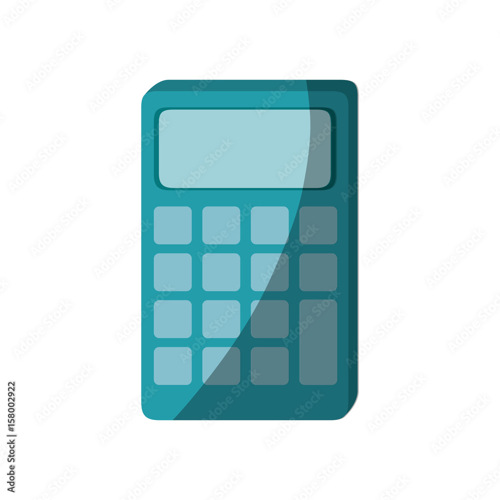 calculator device icon over white background vector illustration calculator device icon over white background vector illustration