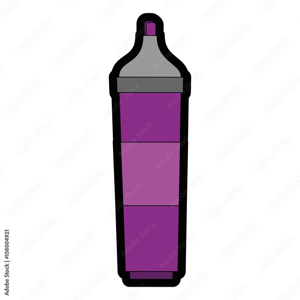 highlighter pen icon over white background vector illustration highlighter pen icon over white background vector illustration