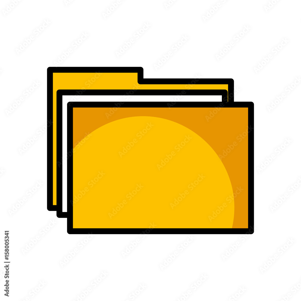 shadow yellow folder cartoon vector graphic design shadow yellow folder cartoon vector graphic design
