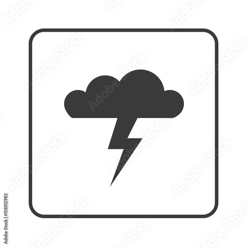 Blitz - Gefahr - Simple App Icon