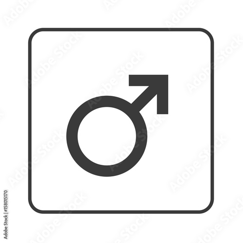 Symbol Männlich - Simple App Icon