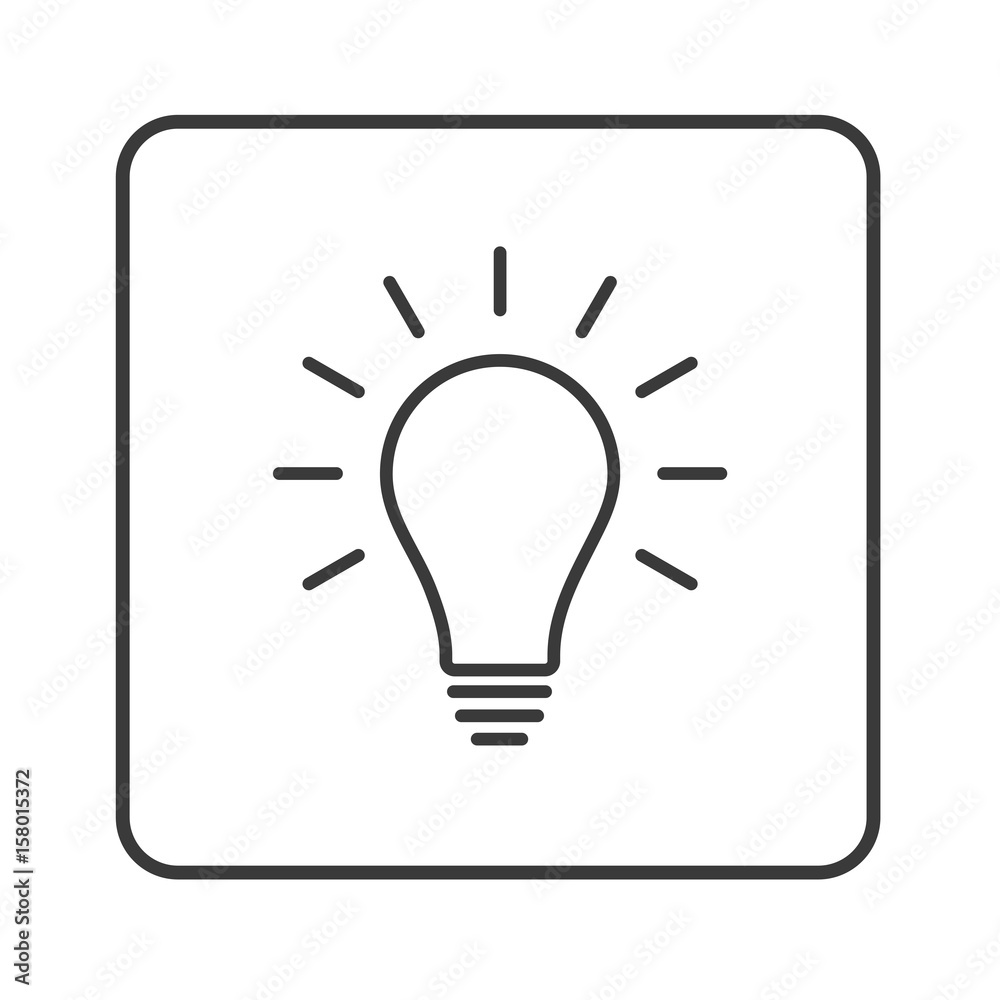 Glühbirne - Simple App Icon Glühbirne - Simple App Icon