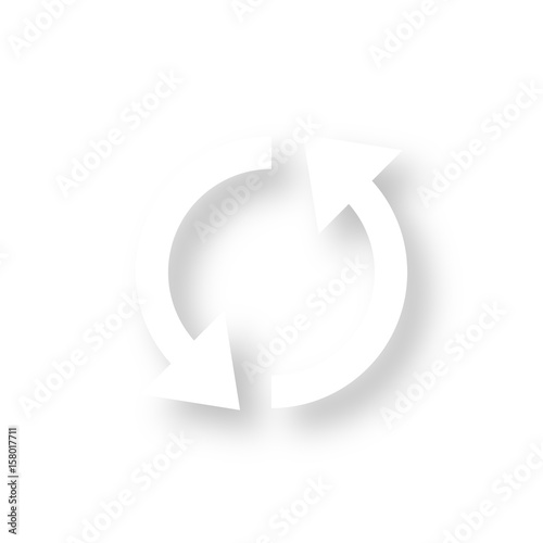 Icon mit Schatten - Synchronisation