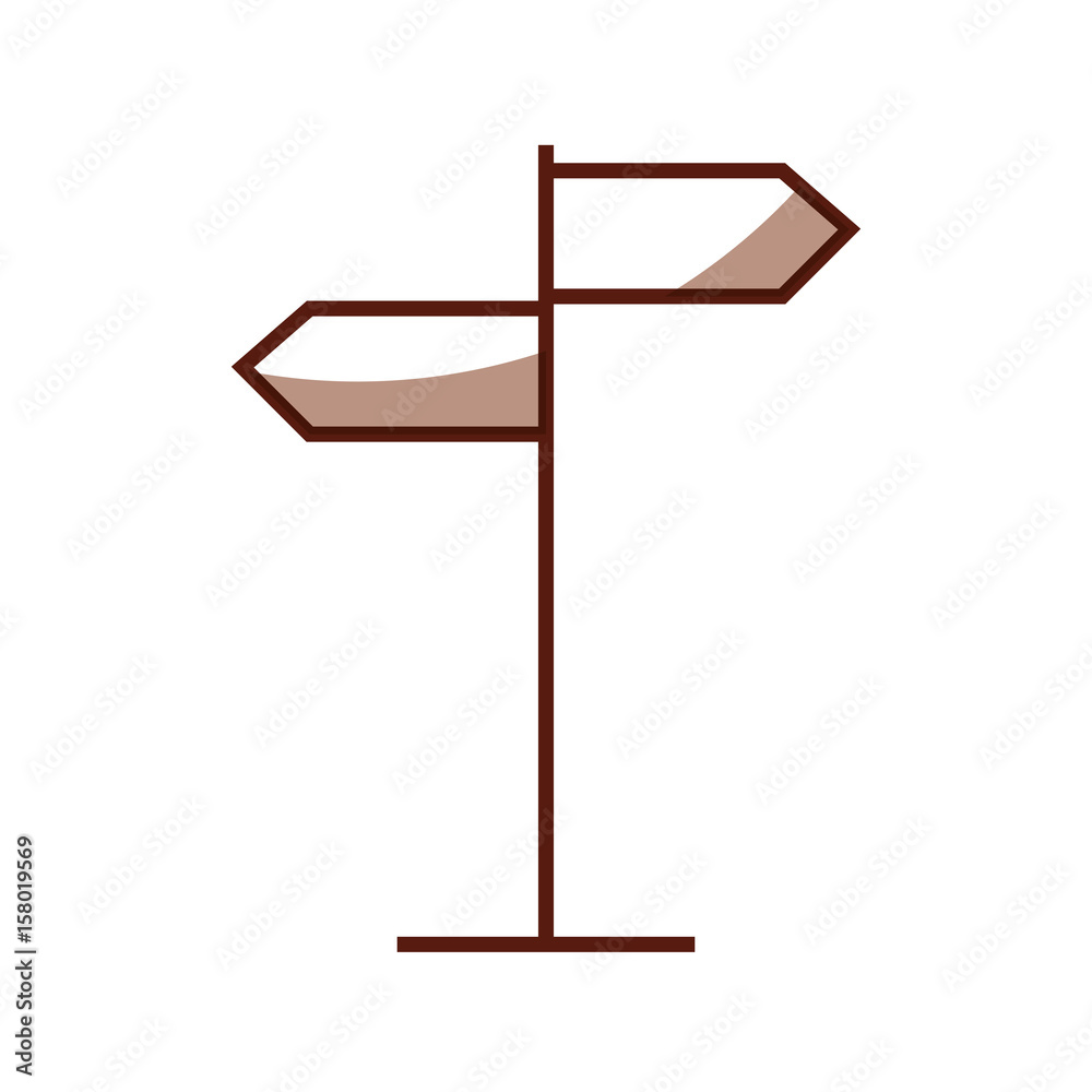 shadow brown traffic sign cartoon vector graphic design shadow brown traffic sign cartoon vector graphic design
