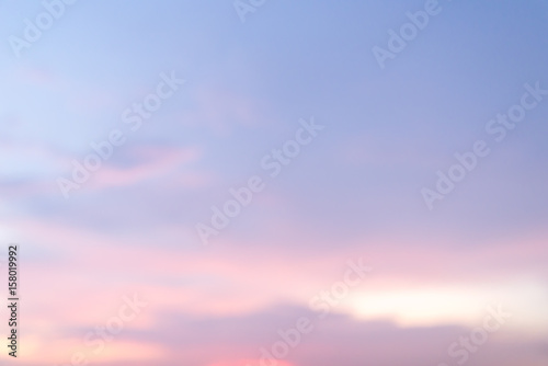 abstract Beautiful sunset sky background, blur background © Hide_Studio