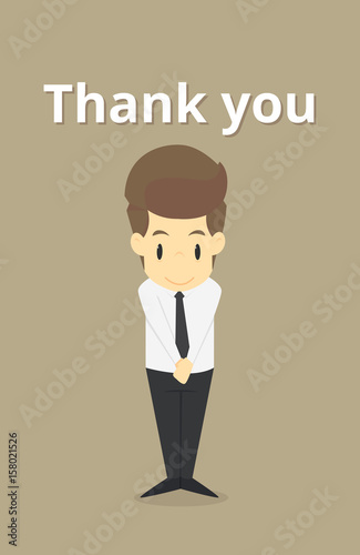 businessman cringe politeness