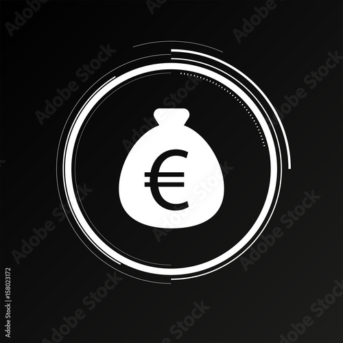 Future Button - Geldsack Euro