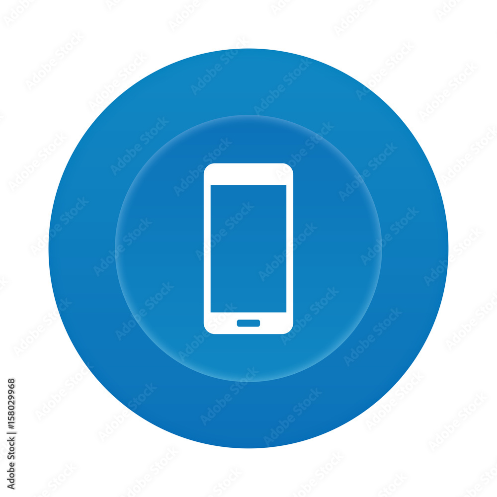 Runder 3D Button - Smartphone Runder 3D Button - Smartphone