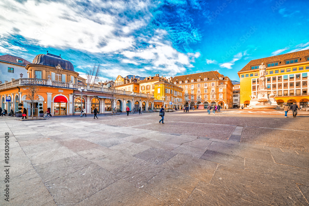 main square in Bolzano