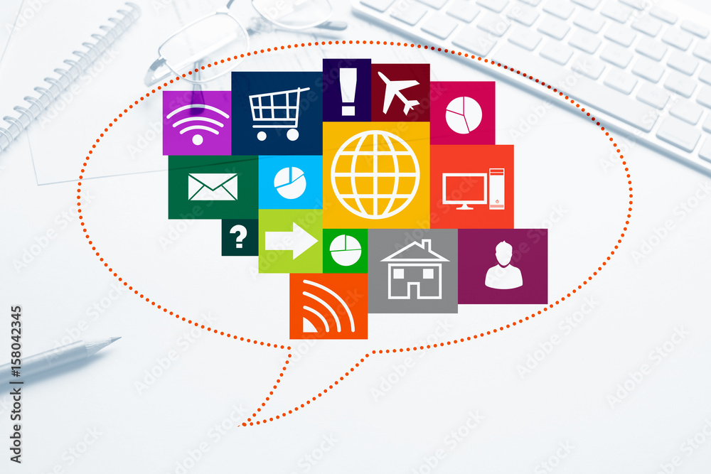 Interface design for mobile and web application