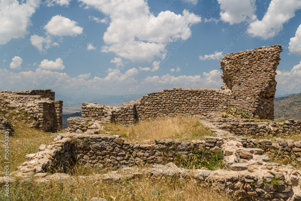 Ruins of the medieval Markovi Kuli castle, Macedonia (FYROM)