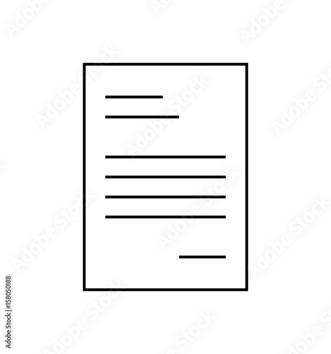 paper document file web icon vector symbol icon design.