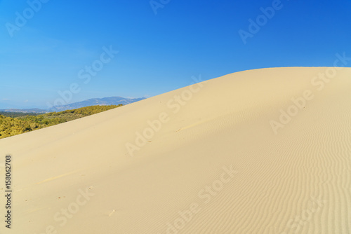 Sand dunes on Patara beach. Turkey