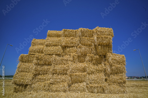 cereal bales of straw