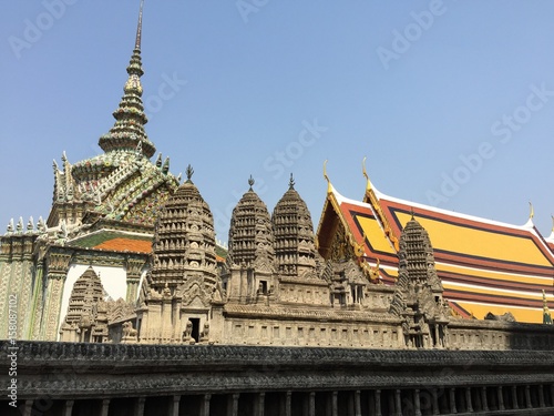 Wat Phra Kaew  Temple of the Emerald Buddha   Bangkok Thailand
