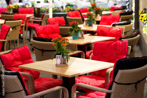 tables and chairs - the restaurant