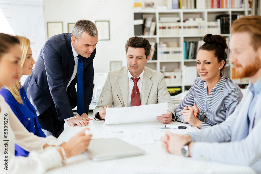 Obraz premium Spotkanie ludzi biznesu