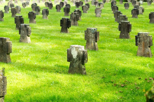 Crosses on Graveyard photo