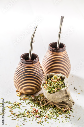 Enjoy your yerba mate with calabash and bombilla