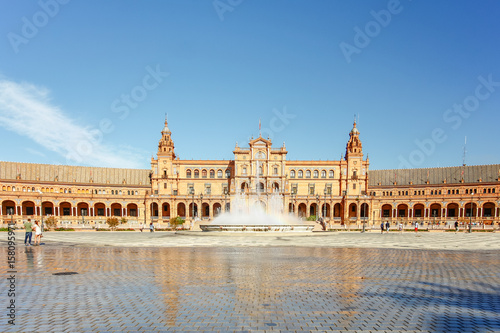 Spanish Square (Plaza de Espana) in Sevilla, Spain
