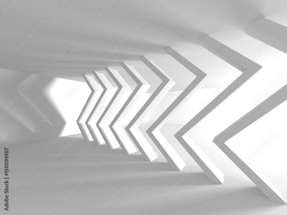 Abstract Modern White Architecture Background Abstract Modern White Architecture Background