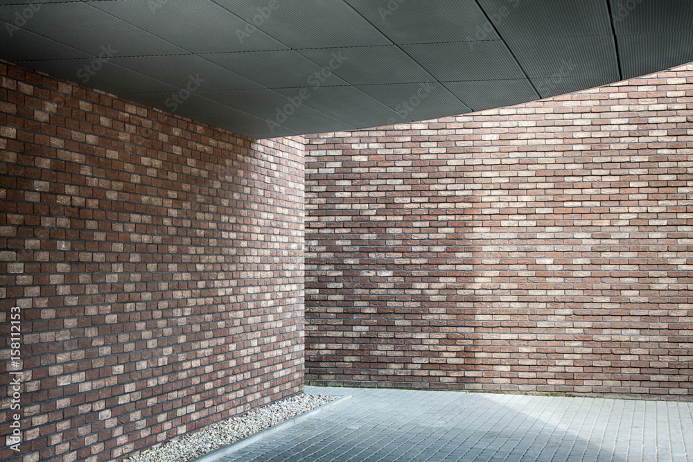Brick wall made of bricks