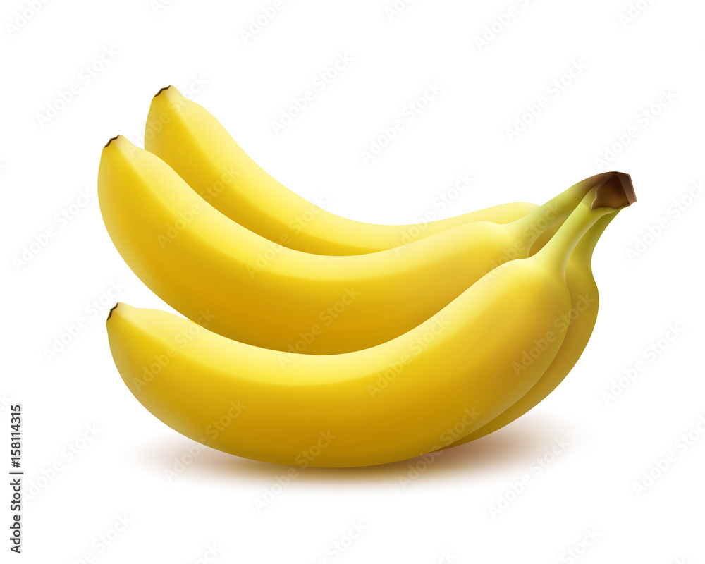 Ripe banana bunch Ripe banana bunch