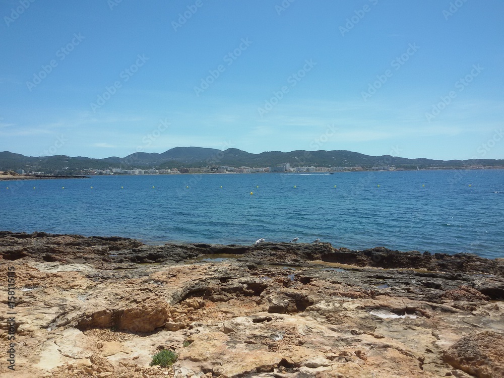 Ibiza island landscape 