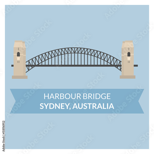 Harbour Bridge (Sydney, Australia) vector building
